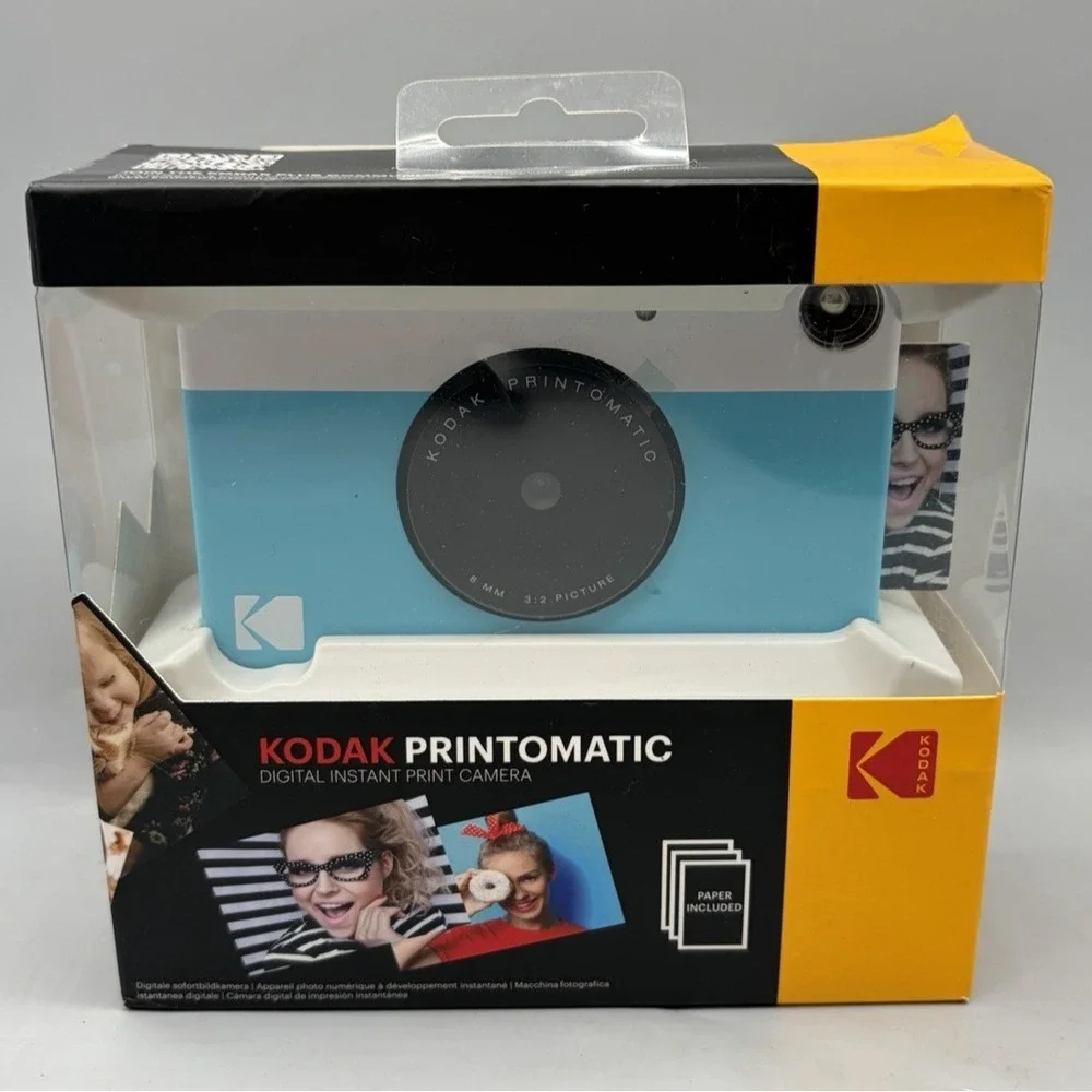 Kodak Printomatic Digital Instant Print Camera - Blue